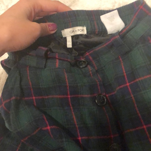 OAK AND FORT plaid miniskirt - Picture 2 of 2